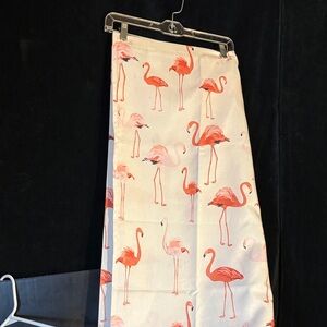 Flamingo Print Shower Curtain